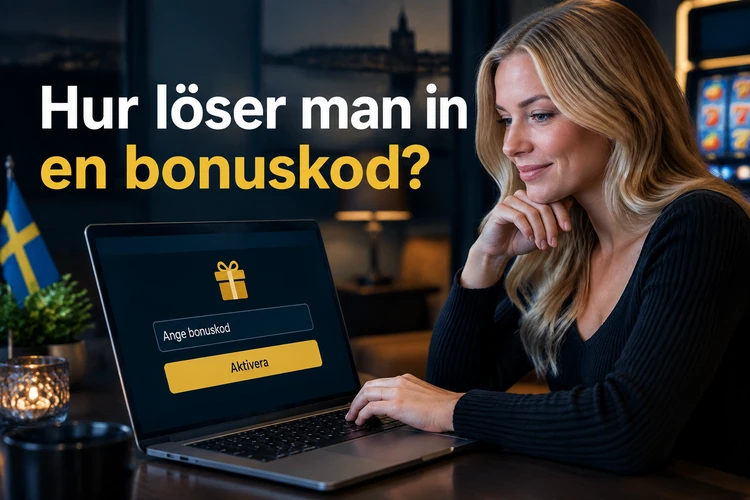Hur löser man in en bonuskod?