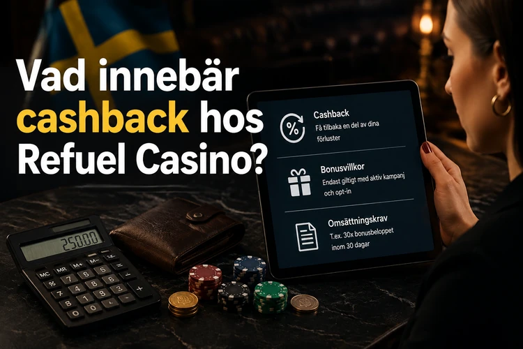Vad innebär cashback hos Refuel Casino?