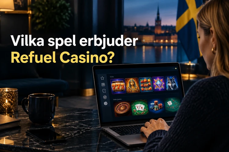 Vilka spel erbjuder Refuel Casino?