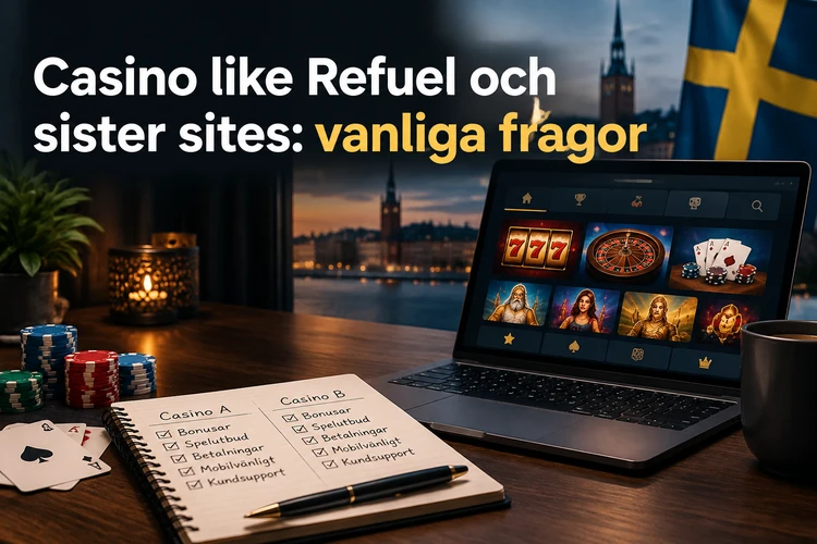Casino like Refuel och sister sites : vanliga frågor